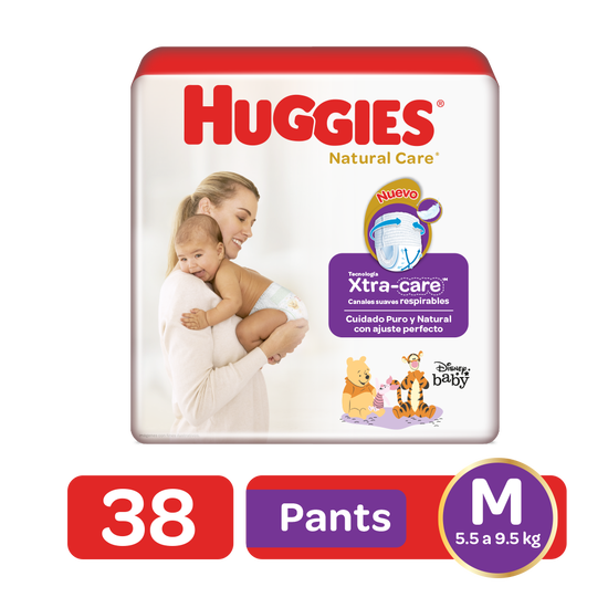 Pants Huggies Natural Care Talla M - 38uds